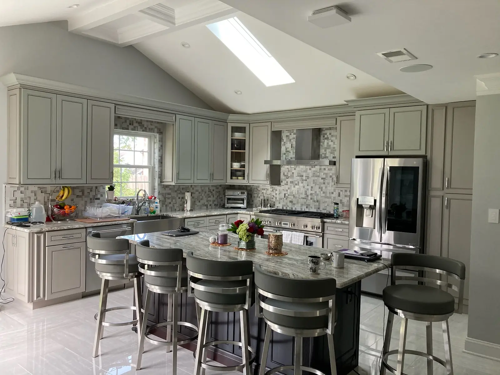 Custom kitchen built by Arch General Contracting